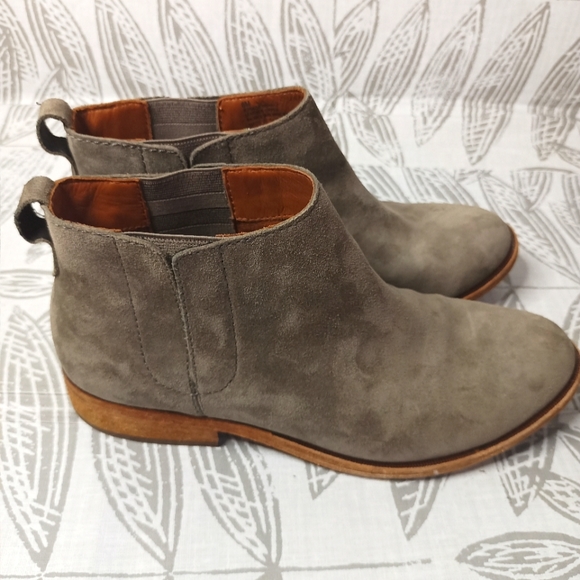 KorkEase Shoes Kork Ease Velma Boots Suede Leather Gray Minimalist